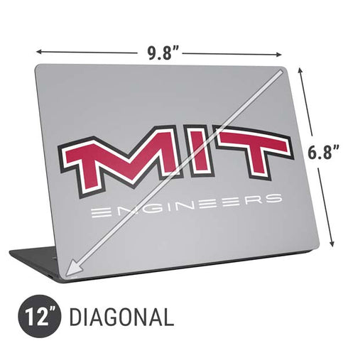 Massachusetts Institute of Technology MIT Engineers Grey Universal Laptop 12in (9.8 x 6.8in) Skin
